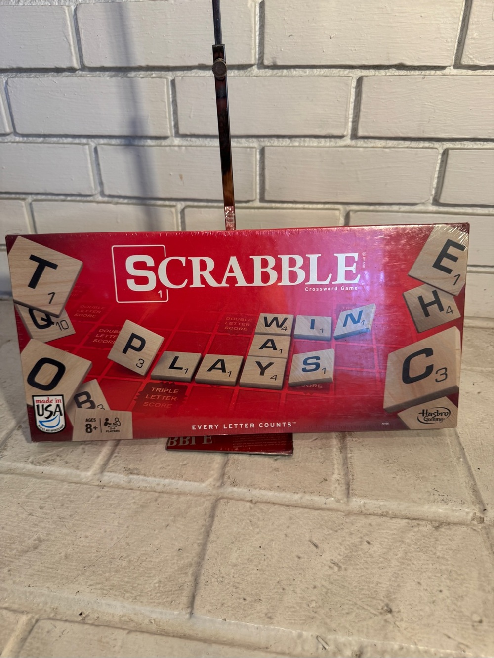 Hasbro Gaming Scrabble Board Game Brand New Factory Sealed NIB Item A8166